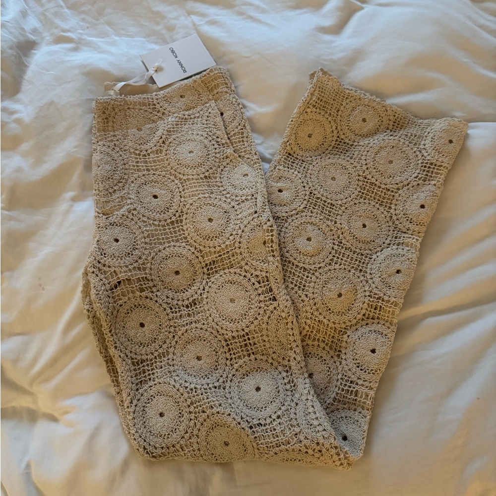 Ronny Kobo X Free People Crochet Pants - Picture 4 of 6